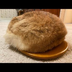 Rare Vintage Fur Hat: 60s era